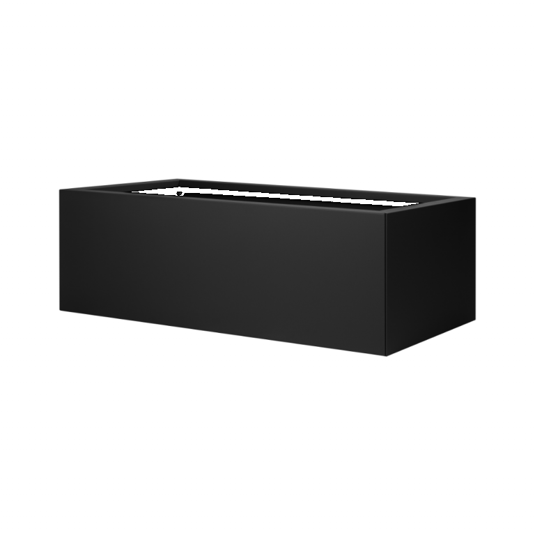 Grafitzwarte Bijzettafel 25x25 Cm Kunsthars Zitkubus Grafiet Zwart 25x25x25 Cm - Wasbare Binnen- En Buitendecoratie, Gemaakt In Italië Rotan Tafeltje