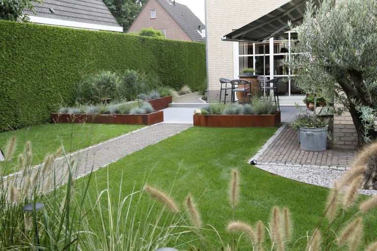 Bloembak Module+ 60x210x56 cm - Corten | KPS Delft