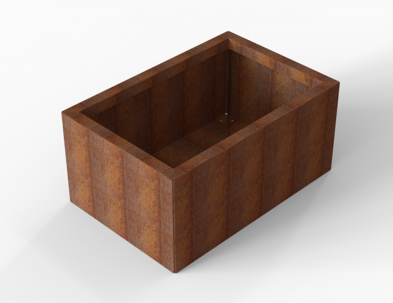 Bloembak Module+ 60x270x42 cm - Corten | KPS Delft
