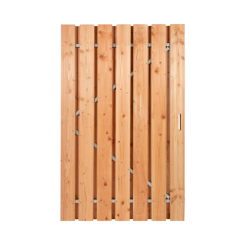 DeurStalen Frame Coloured Wood Geschaafd 190x100