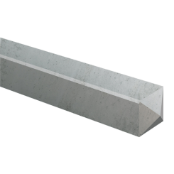 Beton Eindpaal 10x10x275 - Grijs