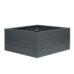 Bloembak Modulair 42 cm hoog - ANTRACIET