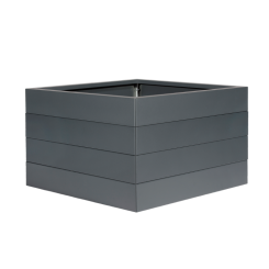 Bloembak Modulair 56 cm hoog -  ANTRACIET