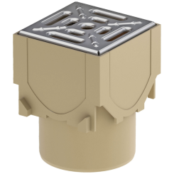 ACO Euroline hoekelem. met Vz.st-rooster