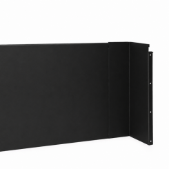 Forsento Hoekstuk inwendig 15x56x15 cm - Grafiet Zwart