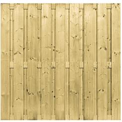 Vuren Scherm Recht Hor./Vert. - 180x180 (t.b.v. betonschutting)