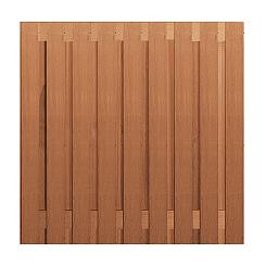 Hardhouten Scherm t.b.v. Beton 180x180 (17+2 planken)