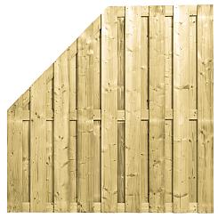 Vuren Scherm Hoek Rechts Vert. - 180x180