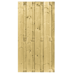 Vuren Scherm Recht Hor. - 90x180