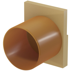 ACO Euroline eindplaat met zijuitloop