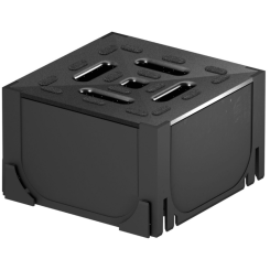 ACO Hexaline hoekelement +kunstst. sleufr.