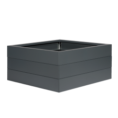 Plantenbak Modulair poedercoat  ANTRACIET 150x60x42 cm