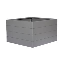 Bloembak Modulair poedercoat TAUPE 120x30x70 cm