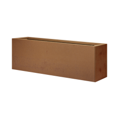 Bloembak vlak 30x150x40 cm - Corten