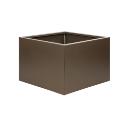 Bloembak vlak 40 cm hoog - Supra Bruin
