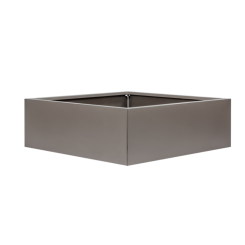 Bloembak vlak 30x180x40 cm - Taupe