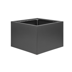 Bloembak vlak 60 cm hoog - Antraciet