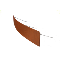Forsento Borderpaneel flex 220x42 cm - Corten