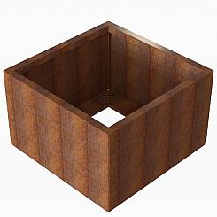 Plantenbak Module+ 150x150x56 cm - Corten