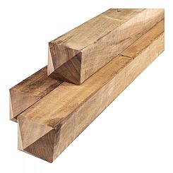 Paal hardhout met diamantkop 11,5x11,5x300