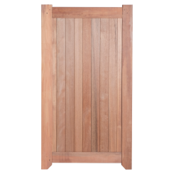 Hardhouten Poort Enkel Rechtsdraaiend - 180x100