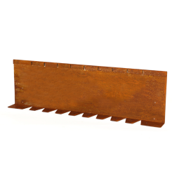 Forsento Kantopsluiting Single flex (flg) 300x16,5 cm - Corten