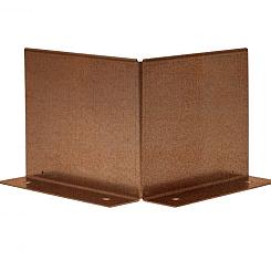 Forsento Uitwendige hoek Double (flg) 10cm - Corten