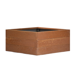 Plantenbak Modulair 42 cm hoog - CORTEN