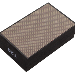 Dia handpad 90x55 mm K120 zwart