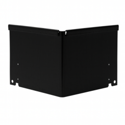 Forsento Inwendige hoek Kantopsluiting Single / Flex - Grafiet zwart