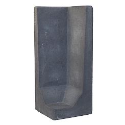 L-Hoeksteen 100x40x40 - Zwart (MBI)