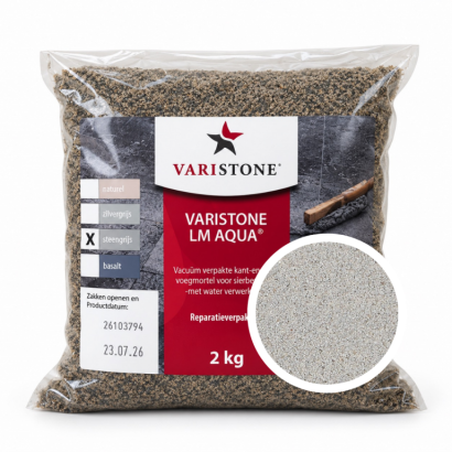 2 kg Voegmortel Varistone LM Aqua - Zilvergrijs