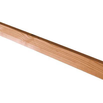 Coloured Wood Afdeklijst t.b.v. Betonschutting - 4,4x9x180