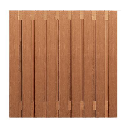 Hardhouten Scherm t.b.v. Beton 180x180 (17+2 planken)