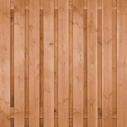 Douglas Scherm Ruw Recht Vert. 19 planken - 180x180 (t.b.v. betonschutting)