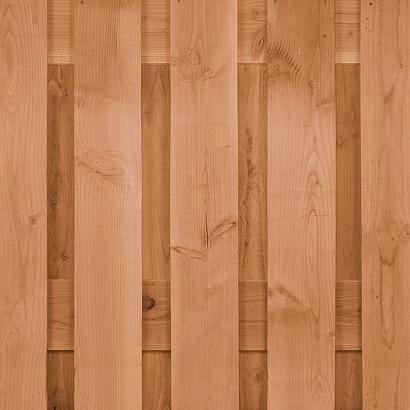 Douglas Scherm Ruw Recht Vert. 19 planken - 90x180 (t.b.v. betonschutting)