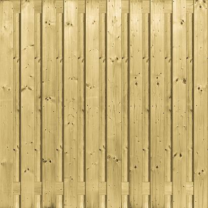 Vuren Scherm Recht Hor./Vert. - 180x180