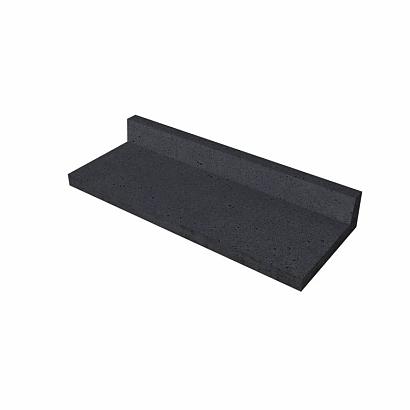 Schellevis OH Traptrede L-vormig 15x40x100 - Carbon