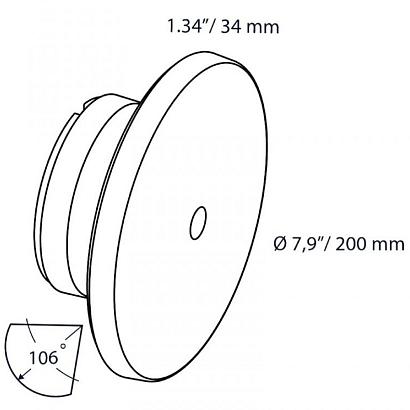 DISC WALL 100-230V (without BASE 1) (zonder Base 1)