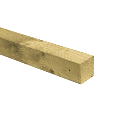 Paal Geschaafd Vuren - 14x14x300