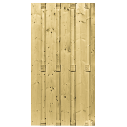 Vuren Scherm Recht Hor. - 90x180