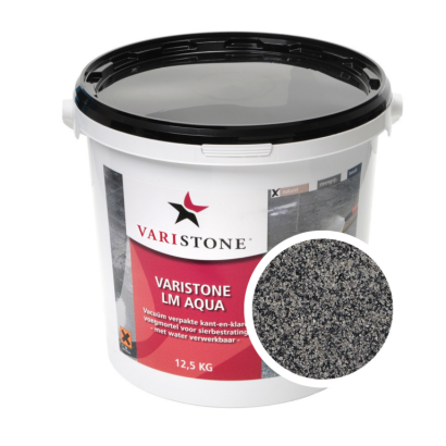 12,5 kg Voegmortel Varistone LM Aqua - Steengrijs