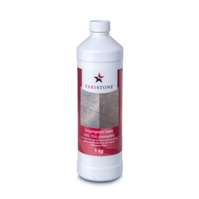 1 ltr. Flacon Varistone Impregneer Color Platinagrijs- RAL 7036