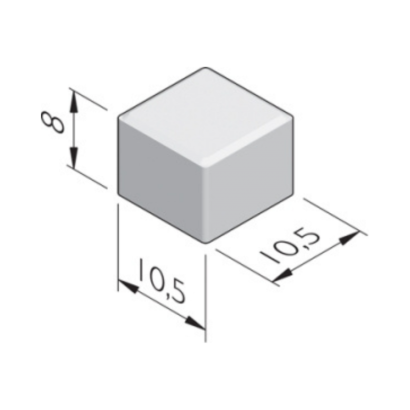 Halve BSS 8cm 10,5x10,5x8 KOMO - Geel