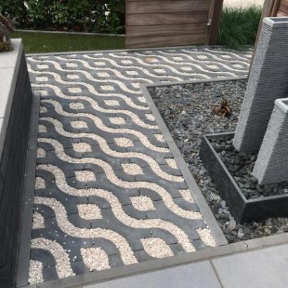 Virage Grastegel 30x30x12 - Black