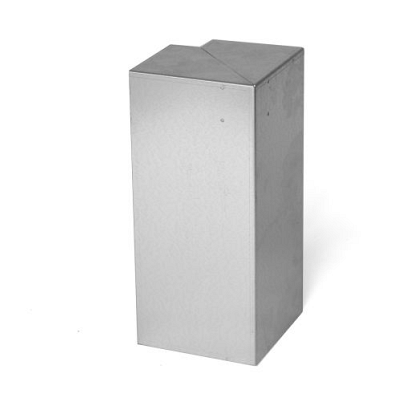 Forsento Overzetstuk muurelement hoek 17x45x12,8 cm - Verzinkt