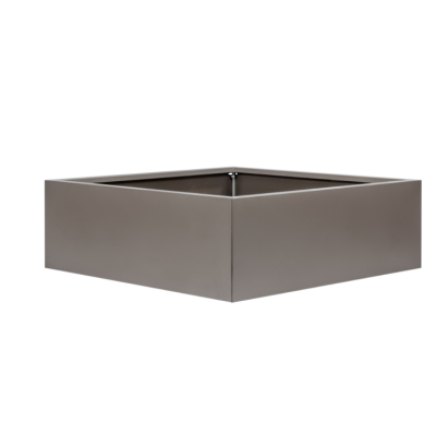 Plantenbak vlak 300x300x40 cm - Taupe