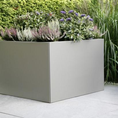 Bloembak vlak 30x210x60 cm - Taupe