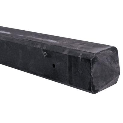 Beton Eindpaal 10x10x275 - Antraciet Gecoat