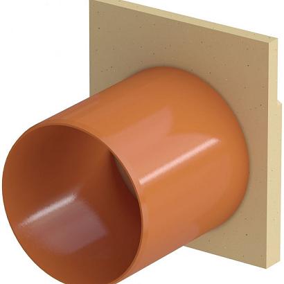 ACO Euroline Eindplaat,H60  Ø60mm zijuitloop